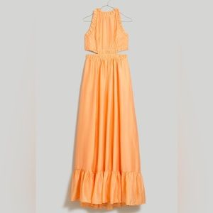 Sabina Musayev Peach Backless Dress